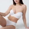 Mikrofaser Bandeau BH mit abnehmbaren Trägern – Unsichtbarer Halt in Ecru 13 Mikrofaser Bandeau BH mit abnehmbaren Trägern – Unsichtbarer Halt in Ecru -Etam Verkäufe 653575880 b