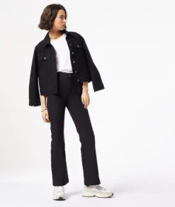 Jeans Mit Geradem Schnitt SCHWARZ