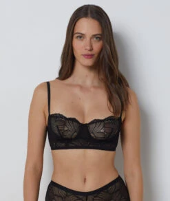 BH N.9 - Der Balconnette-BH SCHWARZ