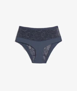 Taillenslip aus floraler Spitze in Blau – Eleganter High-Waist Slip für Damen 9 Taillenslip aus floraler Spitze in Blau – Eleganter High-Waist Slip für Damen -Etam Verkäufe 653658225 c