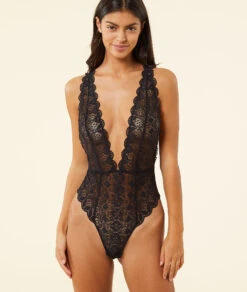 Sky Body Aus Spitze SCHWARZ