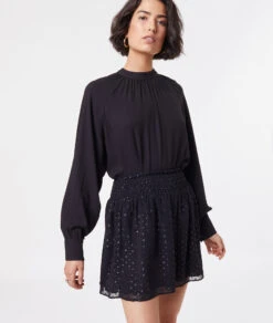 Bluse Mit Stehkragen SCHWARZ -Etam Verkäufe 653740005 c