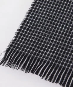 Schal Mit Karomuster SCHWARZ -Etam Verkäufe 653745505 b