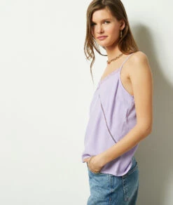 Caraco Mit Spitze Am Ausschnitt LILA 9 Caraco Mit Spitze Am Ausschnitt LILA -Etam Verkäufe 653747407 c