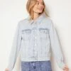 Jeansjacke 100 % Baumwolle HIMMELBLAU -Etam Verkäufe 653754020 x