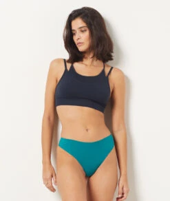 Nahtloser Sport Tanga Smaragdgrün - Unsichtbarer Komfort für Workouts 6 Nahtloser Sport Tanga Smaragdgrün - Unsichtbarer Komfort für Workouts -Etam Verkäufe 653754843 6