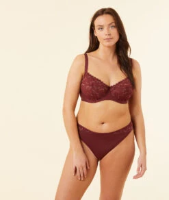 BH Ohne Schalen Aus, Körbchen D-G GRANATROT -Etam Verkäufe 653764275 6