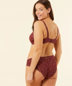 BH Ohne Schalen Aus, Körbchen D-G GRANATROT -Etam Verkäufe 653764275 a