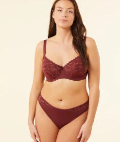 BH Ohne Schalen Aus, Körbchen D-G GRANATROT -Etam Verkäufe 653764275 c