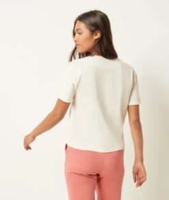 Damen Pyjama-Oberteil Kurzarm Koralle Print Schlafshirt 6 Damen Pyjama-Oberteil Kurzarm Koralle Print Schlafshirt -Etam Verkäufe 653769062 a