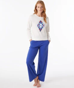 Besticktes Langarm-Pyjamaoberteil aus nachhaltiger Bio-Baumwolle -Etam Verkäufe 653771780 6