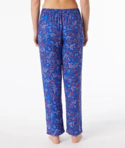 Florale Pyjamahose in Königsblau – Bequeme Damen Schlafhose aus Viskose 6 Florale Pyjamahose in Königsblau – Bequeme Damen Schlafhose aus Viskose -Etam Verkäufe 653777423 a