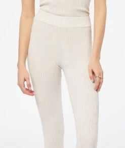 Bequeme Gerippte Leggings in Beige - Weiche Loungewear Hose -Etam Verkäufe 653779283 c
