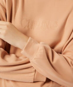 Cozy Apricot Long Sleeve Sleepwear Sweatshirt -Etam Verkäufe 653780561 b