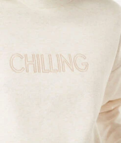 Cozy Beige Long-Sleeve Pajama Sweatshirt for Ultimate Lounging -Etam Verkäufe 653780583 b