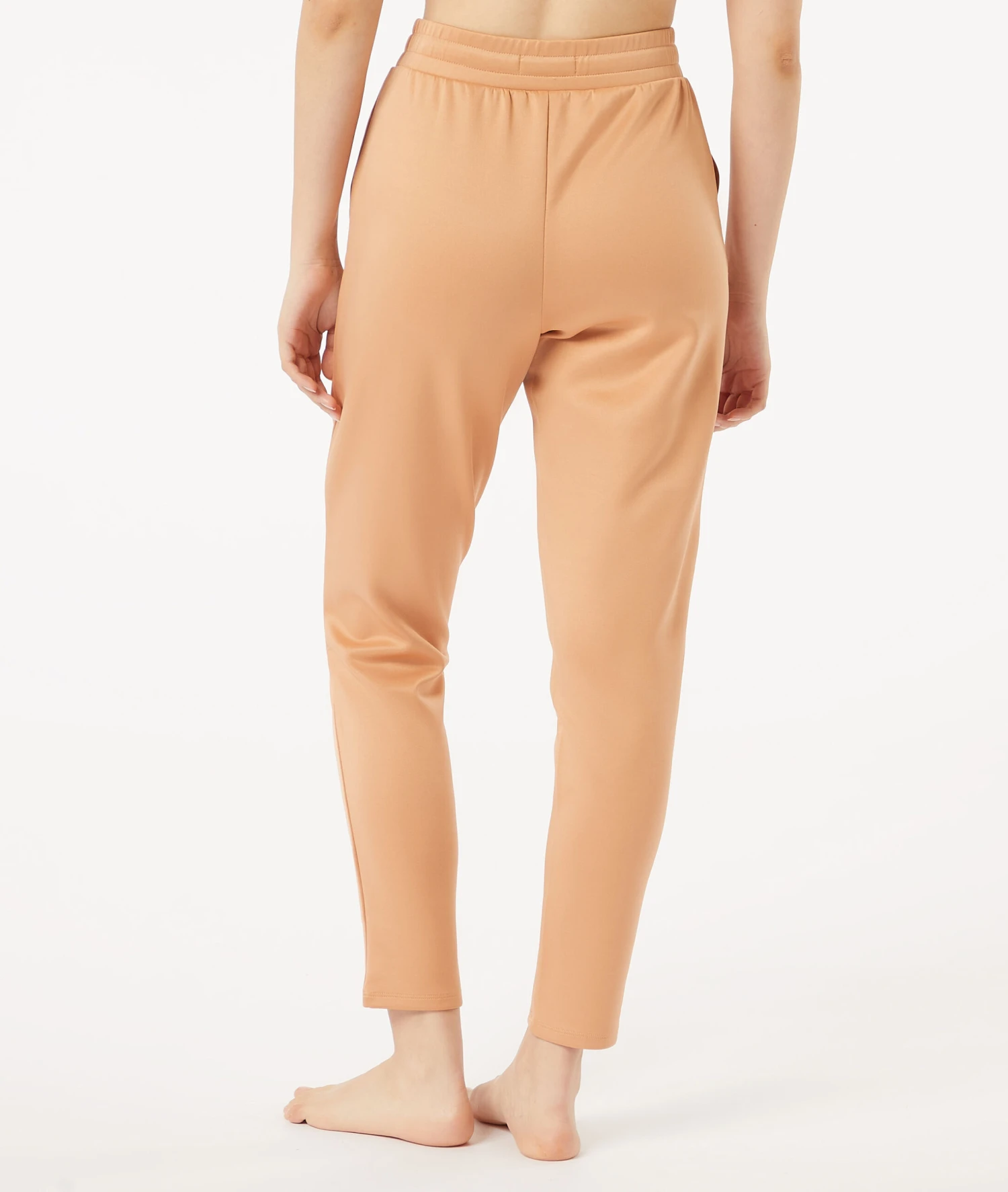 Damen Loungewear Pyjamahose – Stilvoller Komfort in Apricot 2 Damen Loungewear Pyjamahose – Stilvoller Komfort in Apricot – Bild 2