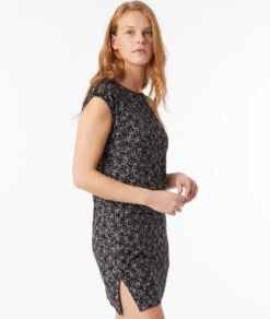 Damen Nachthemd Schwarz aus nachhaltiger Viskose mit Spitze -Etam Verkäufe 653785105 c