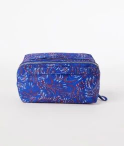 Moderner Kulturbeutel mit Print in Königsblau – Praktischer Reisebegleiter für Kosmetik -Etam Verkäufe 653792023 6