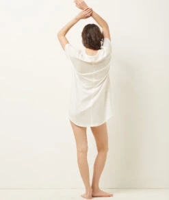 Klassisches Damen Nachthemd in Weiß – Weiche Baumwolle für erholsamen Schlaf 9 Klassisches Damen Nachthemd in Weiß – Weiche Baumwolle für erholsamen Schlaf -Etam Verkäufe 653797401 c