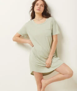 Komfortables Pyjamahemd in Grün - Elegante Nachtwäsche für Damen 7 Komfortables Pyjamahemd in Grün - Elegante Nachtwäsche für Damen -Etam Verkäufe 653797446 6