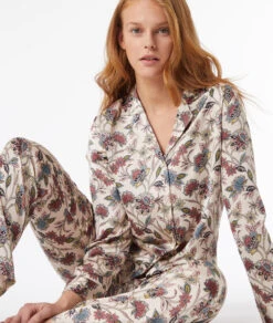 Grace Pyjamahemd mit Floral-Print - Edle Satin Nachtwäsche in Ecru 9 Grace Pyjamahemd mit Floral-Print - Edle Satin Nachtwäsche in Ecru -Etam Verkäufe 653798090 c