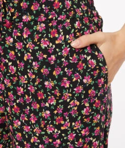 7/8-Pyjamahose Mit Print SCHWARZ -Etam Verkäufe 653798205 b