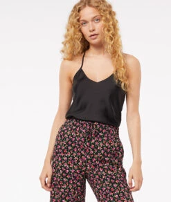 7/8-Pyjamahose Mit Print SCHWARZ -Etam Verkäufe 653798205 c