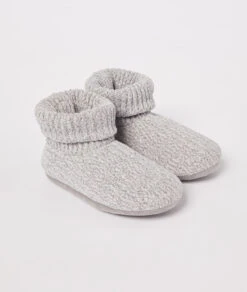 Kuschelige Haustiefel aus grobem Chenille-Strick – Hellgrau 7 Kuschelige Haustiefel aus grobem Chenille-Strick – Hellgrau -Etam Verkäufe 653799503 6