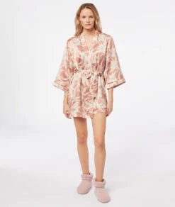 Kuschelige Chenille-Strick Haustiefel in Blush - Warme Hausschuhe -Etam Verkäufe 653799594 6