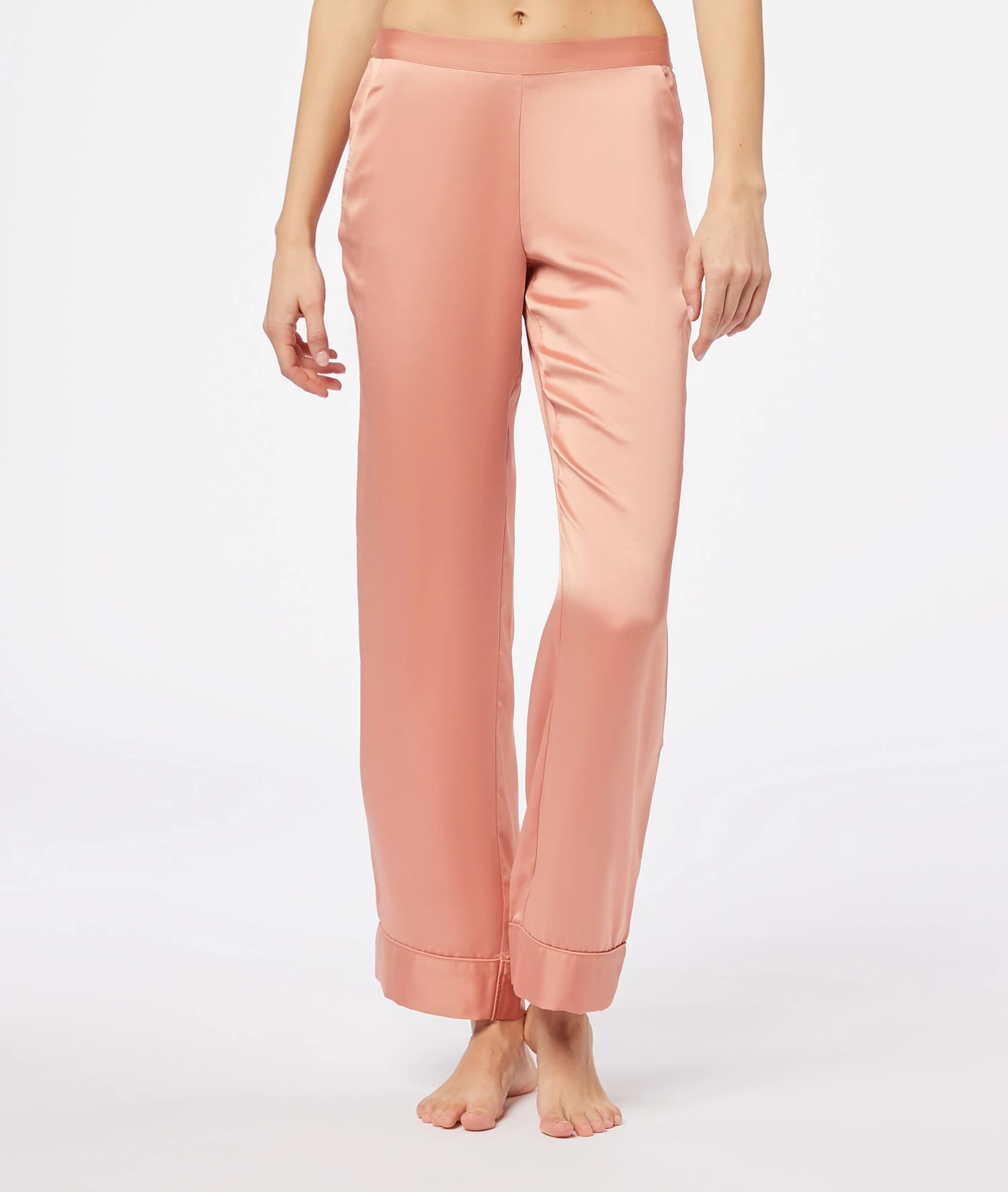 Catwalk Pyjamahose DUNE – Elegante Satin-Hose mit geradem Schnitt 1 Catwalk Pyjamahose DUNE – Elegante Satin-Hose mit geradem Schnitt