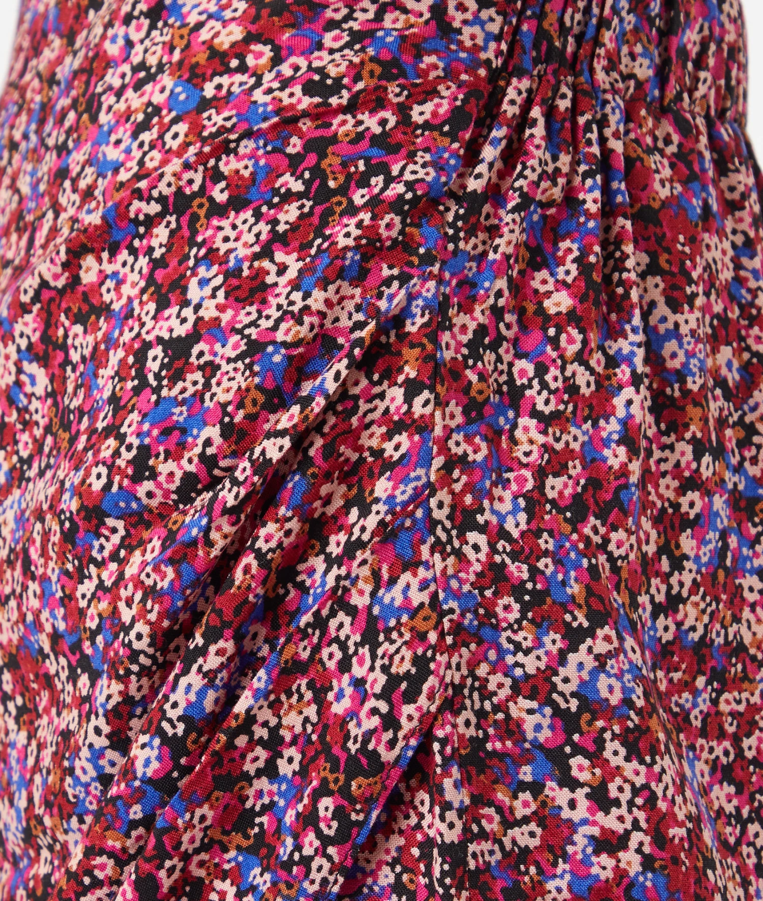 Wickelrock Mit Blumenmuster ROSA 4 Wickelrock Mit Blumenmuster ROSA – Bild 4