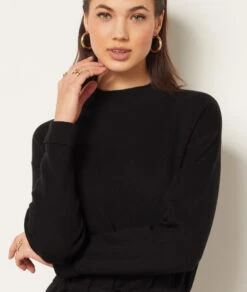 Kleid Mit Kordel In Der Taille SCHWARZ -Etam Verkäufe 653802805 b