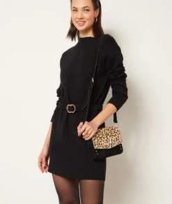 Kleid Mit Kordel In Der Taille SCHWARZ -Etam Verkäufe 653802805 c