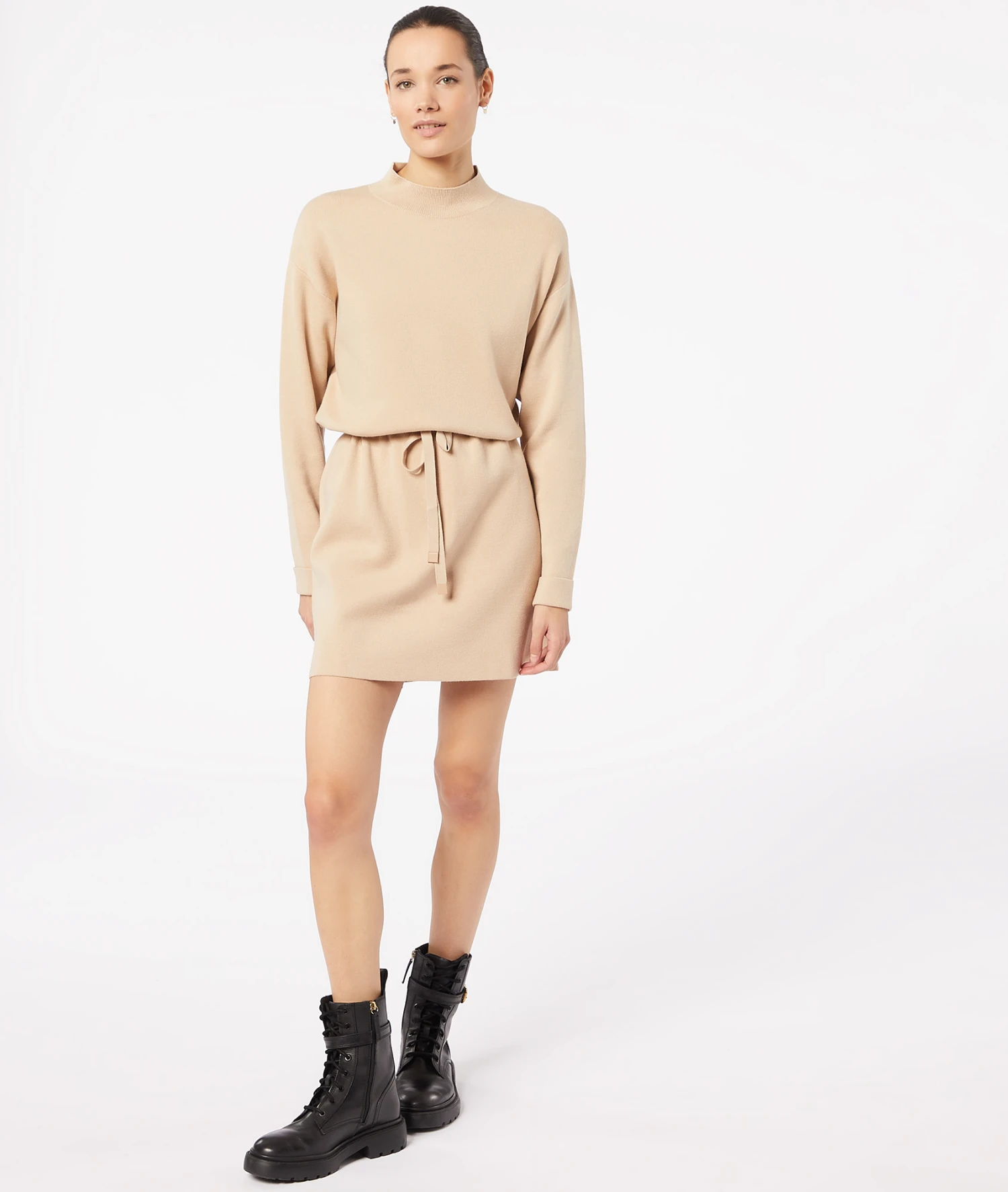 Pulloverkleid Aus Strick Mit Kordel In Der Taille DUNE 3 Pulloverkleid Aus Strick Mit Kordel In Der Taille DUNE – Bild 3