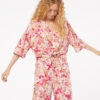 Elegantes Satin Pyjamahemd mit Print und 3/4-Ärmeln -Etam Verkäufe 653806490 x