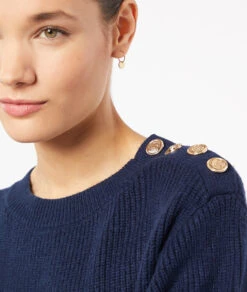 Agatha Pulloverkleid Mit Zopfmuster MARINEBLAU -Etam Verkäufe 653808325 b