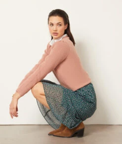 Strickpullover Mit Rundem Ausschnitt BLUSH