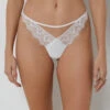 Damen String aus feiner Spitze in Ecru - Eleganter Spitzenslip -Etam Verkäufe 653812180 6