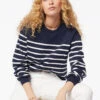 Gestreiftes Sweatshirt Aus Baumwollmischgewebe MARINEBLAU -Etam Verkäufe 653819125 x