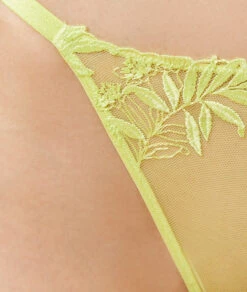 Eleganter Tüll-String mit floraler Stickerei in Strahlend Gelb 8 Eleganter Tüll-String mit floraler Stickerei in Strahlend Gelb -Etam Verkäufe 653819652 b