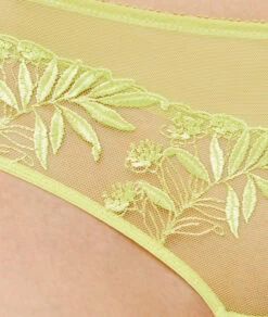 Damen Hipster aus Besticktem Tüll in Strahlendem Gelb -Etam Verkäufe 653820552 b