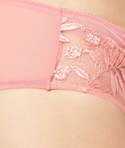 Eleganter Hipster aus besticktem Tüll - Floral & Verspielt in Rosa -Etam Verkäufe 653820571 b