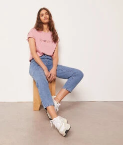 Top Mit Kurzen Ärmeln, Durchbrochen, „iconic“ ROSA 7 Top Mit Kurzen Ärmeln, Durchbrochen, „iconic“ ROSA -Etam Verkäufe 653823370 6