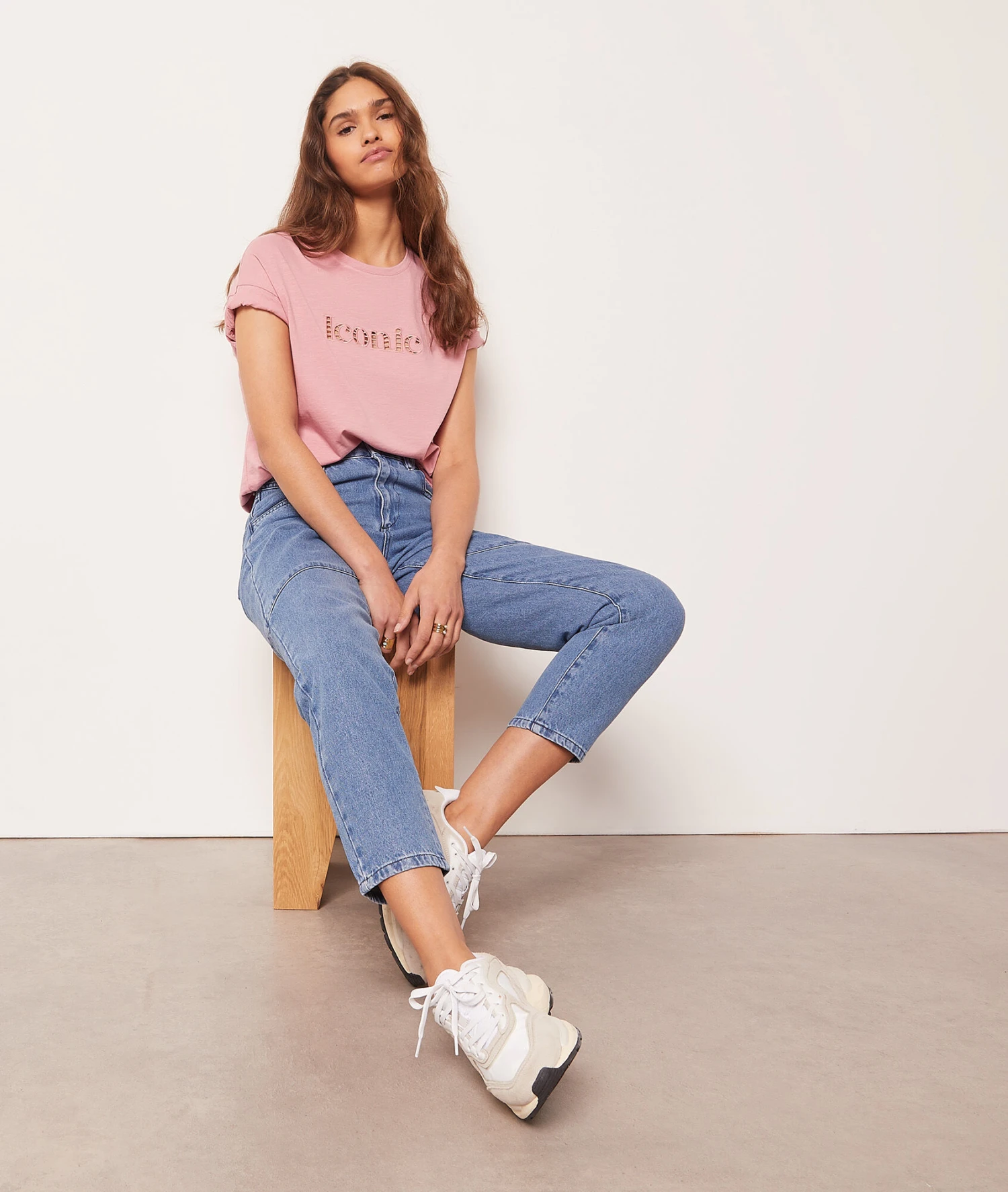 Top Mit Kurzen Ärmeln, Durchbrochen, „iconic“ ROSA 3 Top Mit Kurzen Ärmeln, Durchbrochen, „iconic“ ROSA – Bild 3