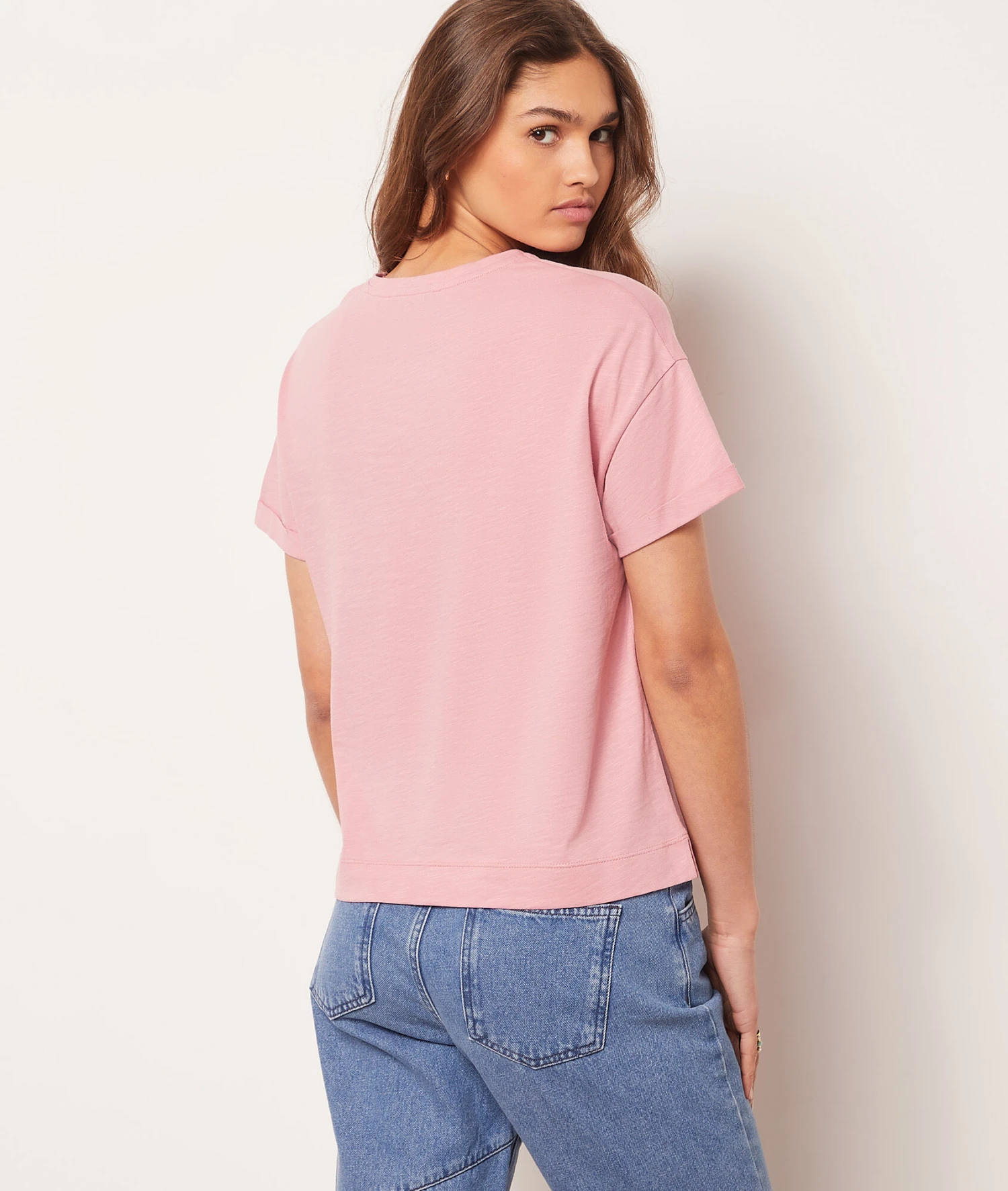 Top Mit Kurzen Ärmeln, Durchbrochen, „iconic“ ROSA 2 Top Mit Kurzen Ärmeln, Durchbrochen, „iconic“ ROSA – Bild 2