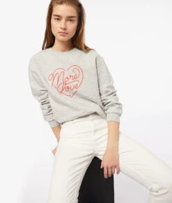 Sweatshirt Mit Print HELLGRAU 9 Sweatshirt Mit Print HELLGRAU -Etam Verkäufe 653827003 c