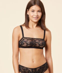 Bandeau Aus Spitze SCHWARZ