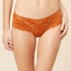 Elegante Spitzen-Panty in Kastanie mit nachhaltiger floraler Spitze -Etam Verkäufe 653833085 x
