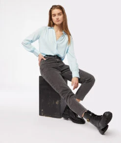 Fließende Hemdbluse HIMMELBLAU -Etam Verkäufe 653847920 6