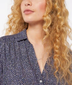 Hemdbluse Mit Print BLAU -Etam Verkäufe 653848022 c